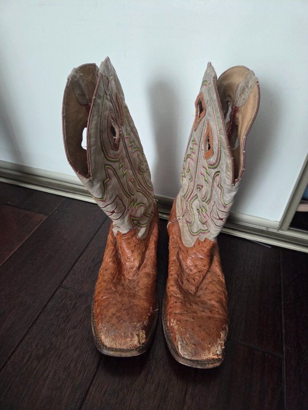 Twisted X  Ostrich Cowboy boots mens 9